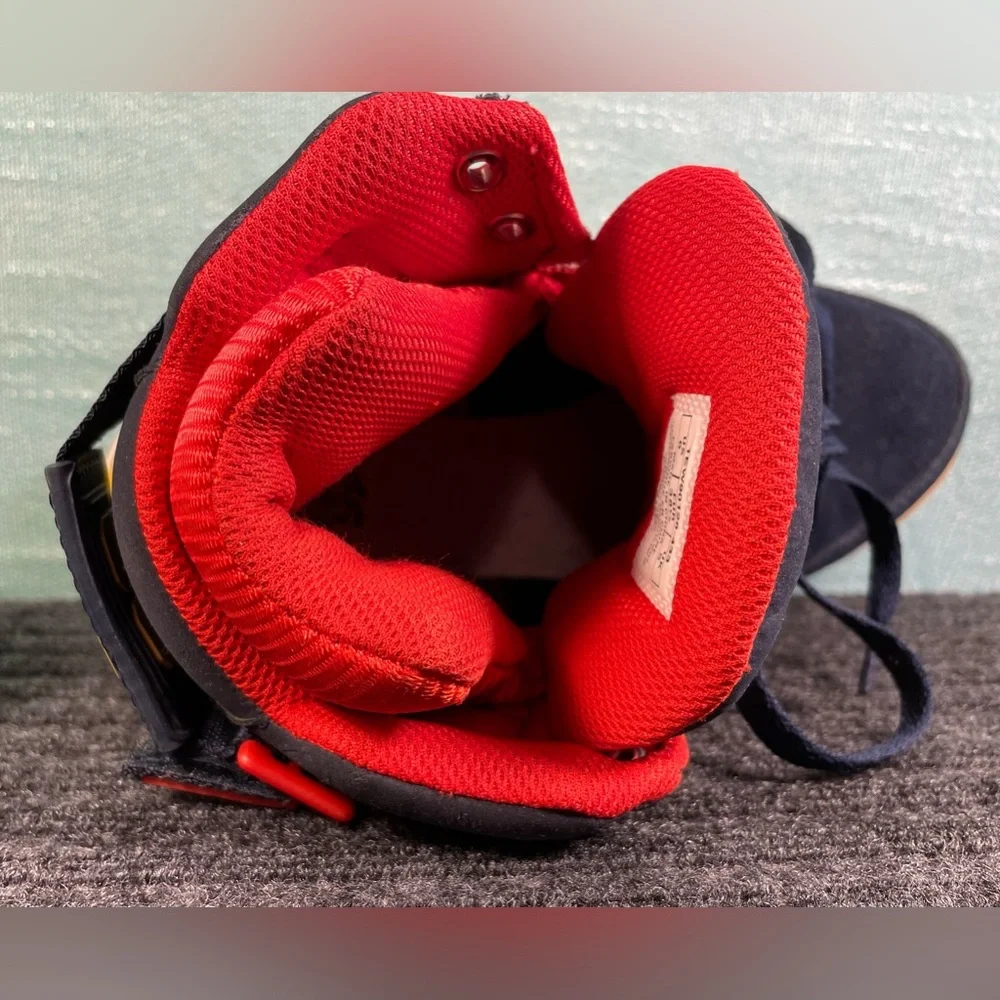 Patrick Ewing 33 Hi Snow Beach 1EW90128-433 Blue Red Yellow & White Size 6 - Picture 7 of 10